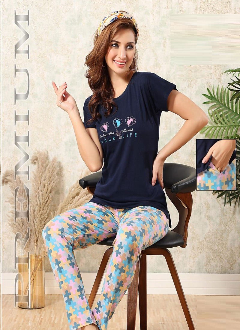 Summer Special Vol 449 Hosiery Cotton Night Suits Catalog
